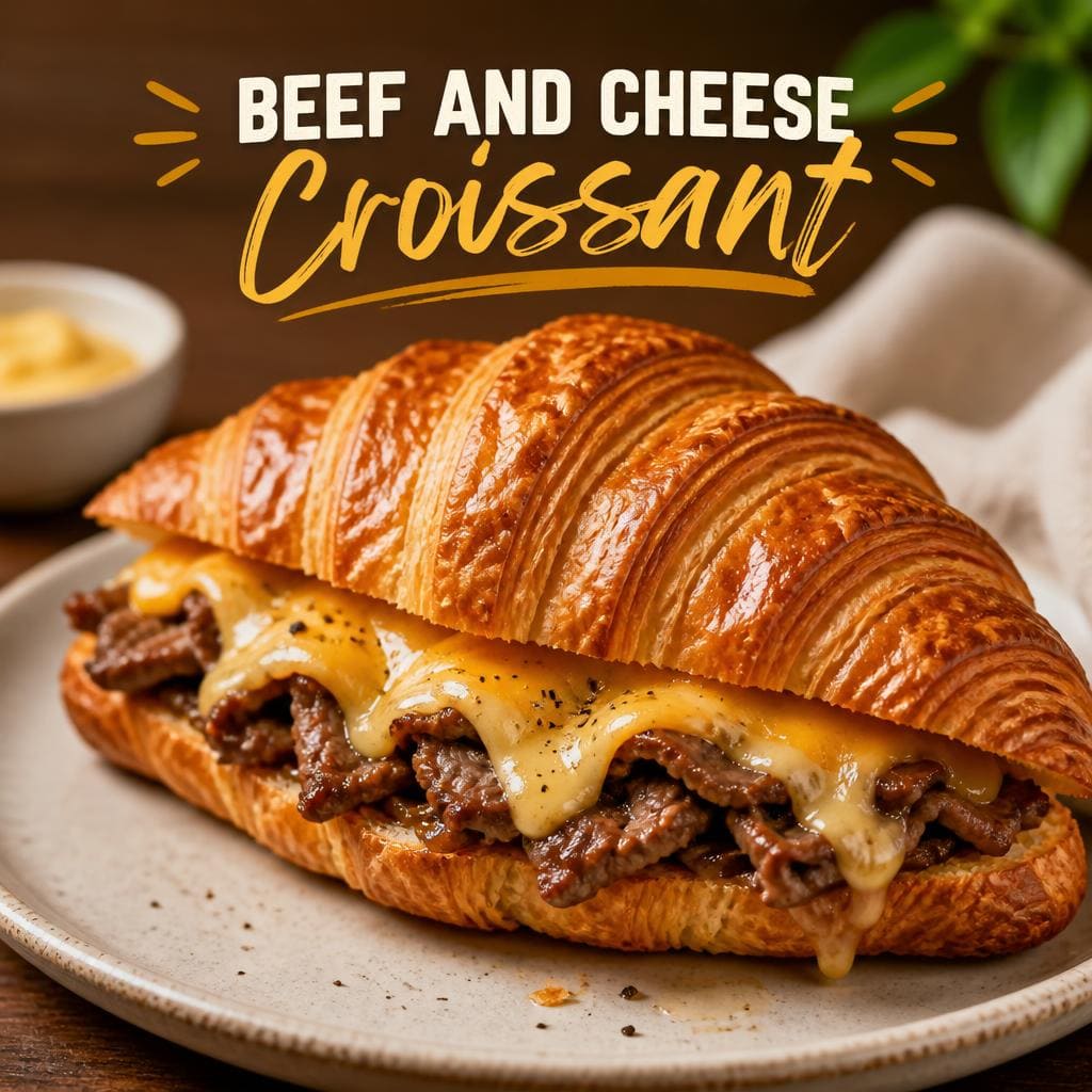 Beef And Cheese Croissant